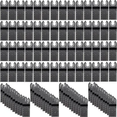 Image de 100 lames de scie segmentées oscillantes pour outil multifonctions