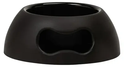 Produktbild von United Pets Pappy, Hund, Polypropylen, Schwarz, Haustier-Fütterungsschale, Einfarbig, 350 l