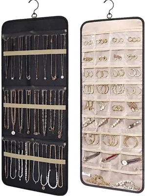 Produktbild von Famanu Schmuckorganizer mit hängendem Design - Schwarz
