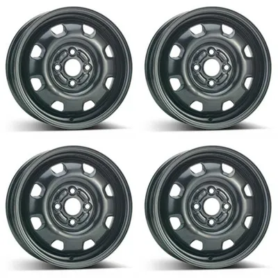 Zdjęcie produktu dla 4 stalowe felgi Alcar, 5.0Jx14 cali, ET46, 4x100, pasujące do samochodów Hyundai Accent i Getz, zestaw 4 sztuki