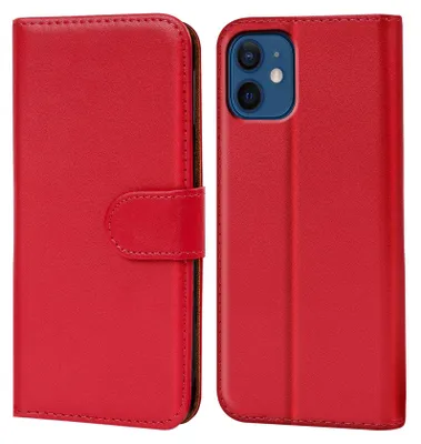 Produktbild von Book Case für iPhone 12 Mini Hülle (5.4) Flip Cover Handy Tasche Schutz Hülle Etui Schale