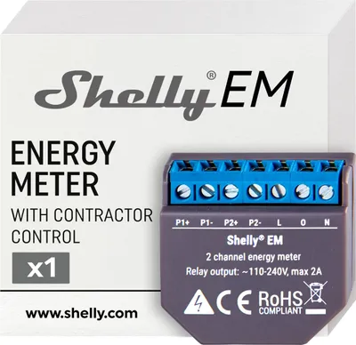 Produktbild von Shelly Current Transformer 50A, Schwarz, 50 A