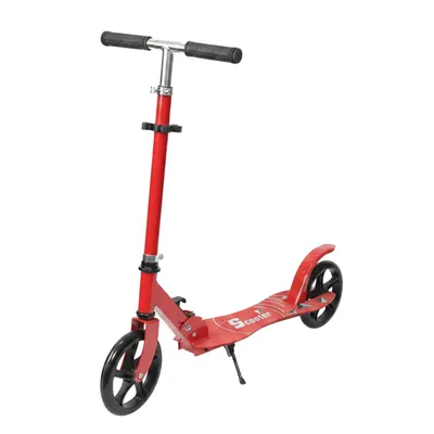 Produktbild von Kinder Scooter Cityroller 2-Rad klappbar höhenverstellbar belastbar bis 70kg Rot