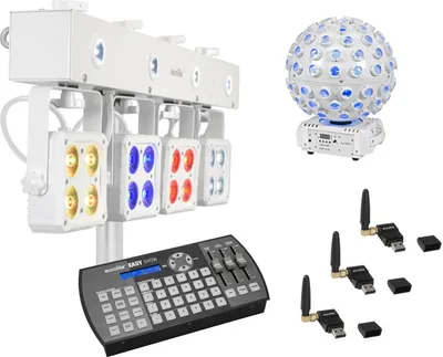 Produktbild von EUROLITE Set LED KLS-180 ws + LED B-40 ws + USB QuickDMX + Easy Show (20000866)
