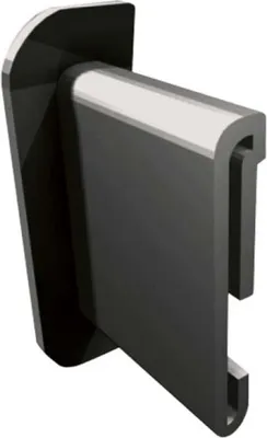 Produktbild von Renoplast Aluminium Traufprofil K35 Keramikboden, Wandabweiser, Graphit