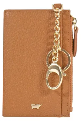 Produktbild von Portemonnaie ASTI Geldbörse XS 4 Kartenfächer braun Damen - Leder