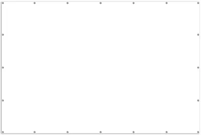 Produktbild von Wallario XXL Outdoor-Poster für Garten oder Balkon, Motiv Weiß, in ca. 300 x 200 cm