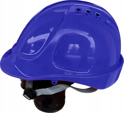 Obrázok produktu pre Stavebná pracovná prilba 4pct modrá Priemyselná ochranná ventilácia