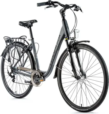 Produktbild von 28 ZOLL Damen Fahrrad CITY Fahrrad BIKE ALU NEU Modell Region 2021 Leaderfox Rahmenhöhe 17" (43 cm) Grau/Matt
