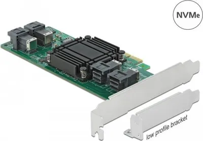 Image de DELOCK Carte PCI Express x8 vers 4 x interne SFF-8643 NVMe
