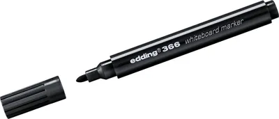 Produktbild von Whiteboardmarker mini edding 366 schwarz Packung mit 10 Stück