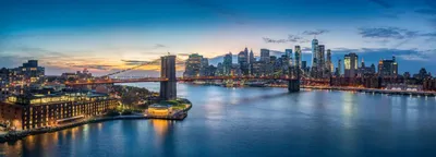 Obrázok produktu pre Umelecké puzzle - Puzzle Brooklynský most, panoráma New Yorku - 1000 dielikov