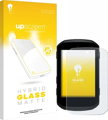 Produktbild von upscreen Entspiegelungs Schutzglas für Garmin Edge 850 / 550 Schutzfolie Panzer Folie Glas Display Schutz matt