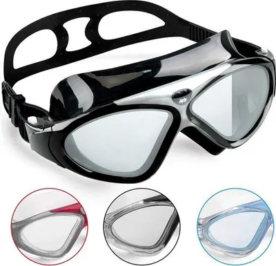 Produktbild von Famanu Schwimmbrille mit Anti-Beschlag - UV-Schutz, dicht - bequemer Silikonrock