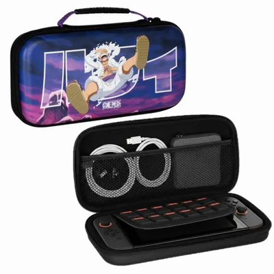 Immagine prodotto di Protective and carrying case - Nintendo Switch 2 - Konix - One Piece - Accessory storage - Luffy Gear 5 design - Purple