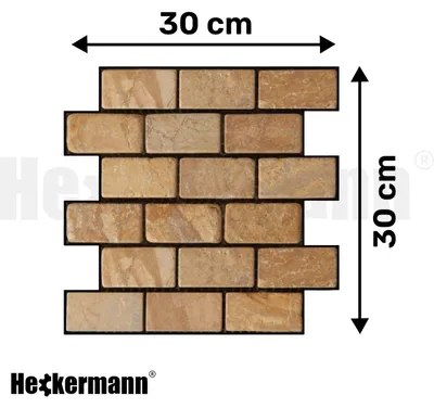 Zdjęcie produktu dla Naklejka samoprzylepna dekoracyjna 30x30cm Heckermann 538 (10szt.)