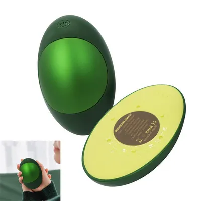 Produktbild von Magnetischer Handwärmer,2-in-1 Avocado-Design Handwärmer, Powerbank + Handwärmer,3 Heizstufen,ultraschnell in 2 Sek.aufheizbar,5000 mAh,bequem tragbar