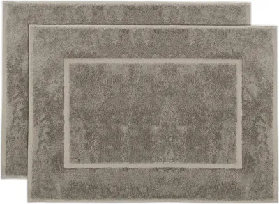 Produktbild von 2er Set Badematten in 50x70 cm aus Baumwolle, fango