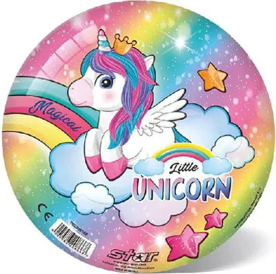 Zdjęcie produktu dla Piłka nożna Sport One Unicorn wielokolorowa jeden rozmiar