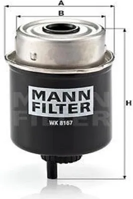 Produktbild von MANN-FILTER Diesel Filter Spritfilter WK 8167 4011558012250