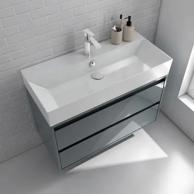 Produktbild von Pure 2.0 Waschtisch mit Unterschrank 90 cm mit 2 Auszügen