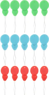 Image de 100 pièces enfile-aiguilles en plastique simple pour personnes âgées couture enfilage fil d'acier outil DIY