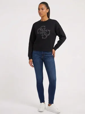 Productafbeelding van Guess dames sweater, model W6BR52, kleur Z1453, kleur: zwart