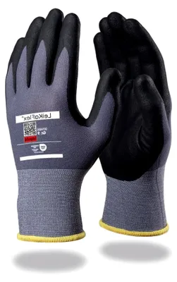 Produktbild von Feinstrickhandschuhe mit Nitril-Schaumbeschichtung, 12 Paar, Größen 7-12