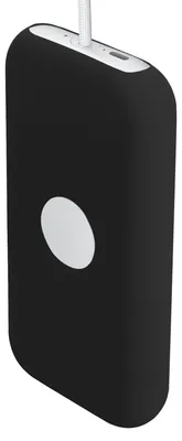 Produktbild von kwmobile Hülle kompatibel mit Apple Vision Pro Case - Silikon Schutzhülle für VR Akku gummiert - Robustes Cover in Schwarz