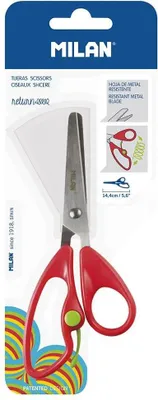 Produktbild von Milan Blisterverpackungsschere Silber  Silber One Size