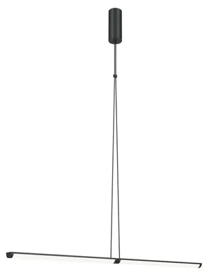 Image de Suspension LED, aluminium, noir blanc, H 205 cm