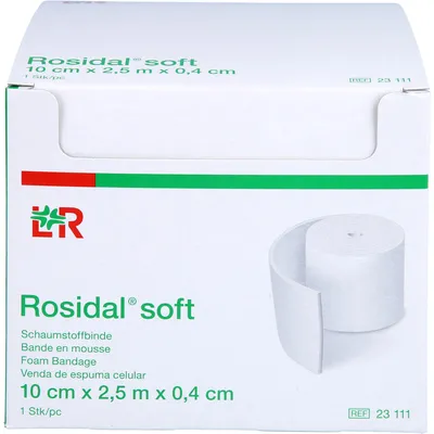 Produktbild von Lohmann & Rauscher Rosidal soft Schaumstoffbinde 2,5 m x 10 cm x 0,4 cm