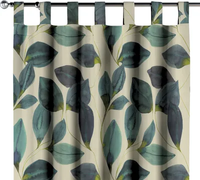 Productafbeelding van Dekoria sjaal met lusjes, groen-blauw, 130 x 100 cm
