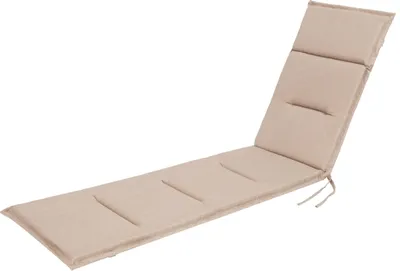 Image de Matelas de bain de soleil "ALICANTE" - 182x42cm - imperméable, réversible, housse amovible, pour le jardin | Pillowprim
