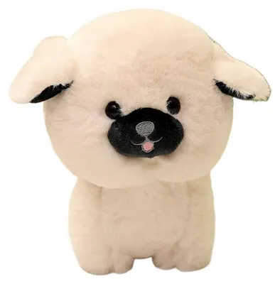 Produktbild von Granda Süßer Weißer Plüschhund Stofftier 25 cm