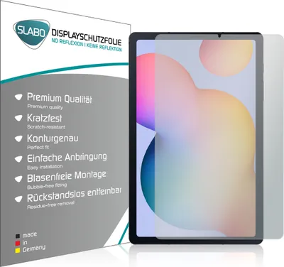 Produktbild von 2x Slabo Displayschutzfolie für Samsung Galaxy Tab S6 Lite MATT "No Reflexion" (verkleinerte Folien) Displayfolie Schutzfolie Folie