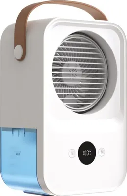 Produktbild von Luftkühler Klimaanlage,4Kühlstufen USB Air Cooler,Wasserkühlungszerstäubung Desktop-Luftkühler, tragbar Mini-Ventilator Für Zuhause,Weiß