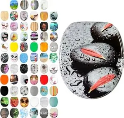 Produktbild von SANILO® WC-Sitz mit Absenkautomatik und Schnellverschluss Elegance, Toilettendeckel direkt vom Hersteller, Klodeckel, Klobrille, WC Deckel, WC Brille