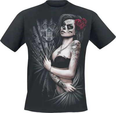 Produktbild von Spiral T-Shirt Herren Dead Love schwarz XXL