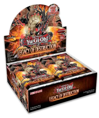 Produktbild von Yu-Gi-Oh! Legacy of Destruction Display Deutsch – Booster Display mit 24 Packs