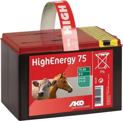 Image de Kerbl AKO batterie ENERGY 75 AH avec poignée de transport