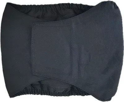 Produktbild von INF Bequeme und waschbare Hundewindel Schwarz XL