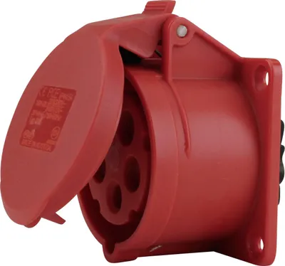 Produktbild von PCE CEE-Anbaudose 5-polig 16A rot