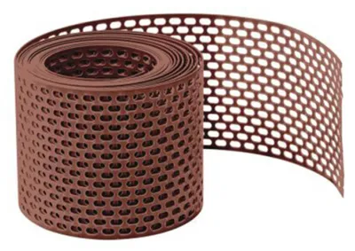 Produktbild von Fassadenprofile Vogelschutzgitter 5m x 150mm Rot – PVC Traufgitter & Lüftungsband zur Vogelabwehr – langlebig, wetterfest, einfache Montage & ideal zur Taubenabwehr