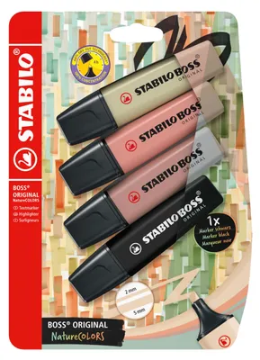 Produktbild von STABILO - Textmarker - BOSS ORIGINAL NatureCOLORS
