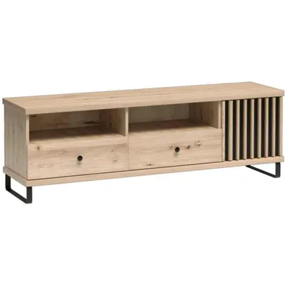 Produktbild von TV-Schrank mit 2 Schubladen mit Metallbeinen CAYA C-6, Artisan