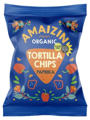Produktbild von Amaizin Bio Tortilla Chips Paprika 75 g