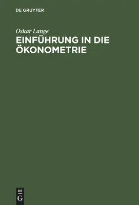 Produktbild von Einführung in die Ökonometrie