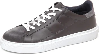 Produktbild von E5018 Trainer Mann grau HOGAN H340 Schnürsenkel Vintage-Effekt Schuh Mann