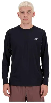 Image de T-shirt manches longues New Balance MT41225_BK pour Uni